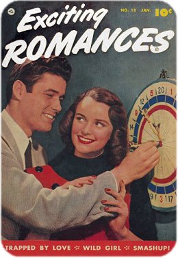 Exciting Romances Comic Book Cover